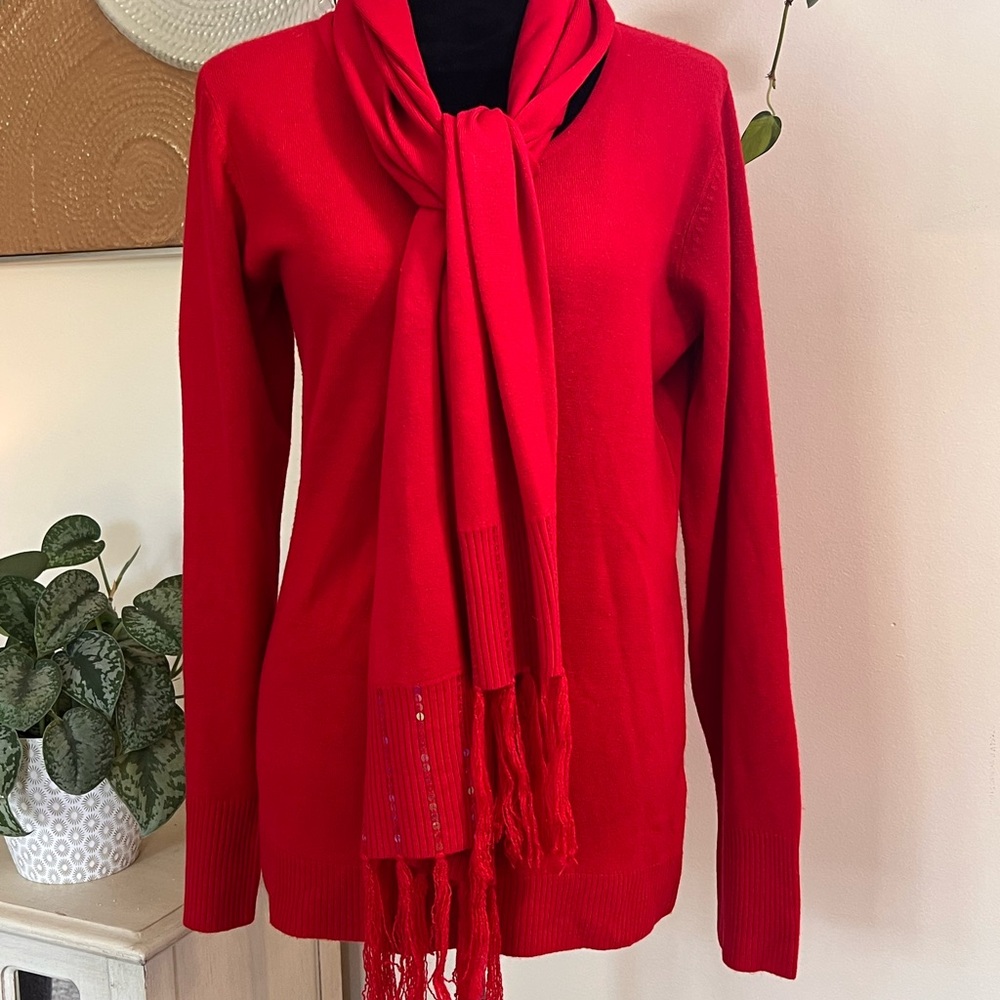 Elegant Red 2-pc Women's Sweater by private property